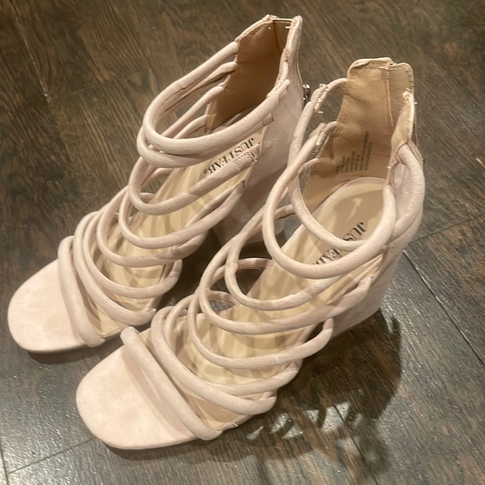 Strappy heels
